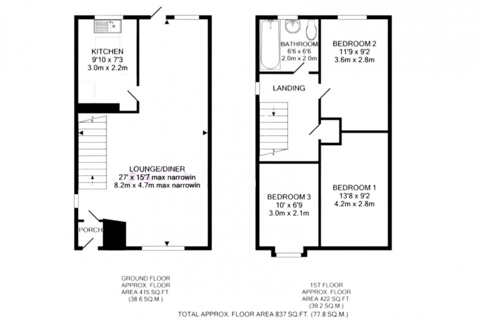 Floorplan for Kennedy Gardens, Sevenoaks
