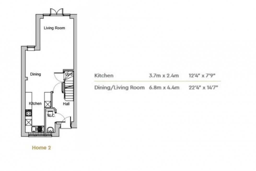 Floorplan for Camp Hill, Chiddingstone Causeway, Tonbridge