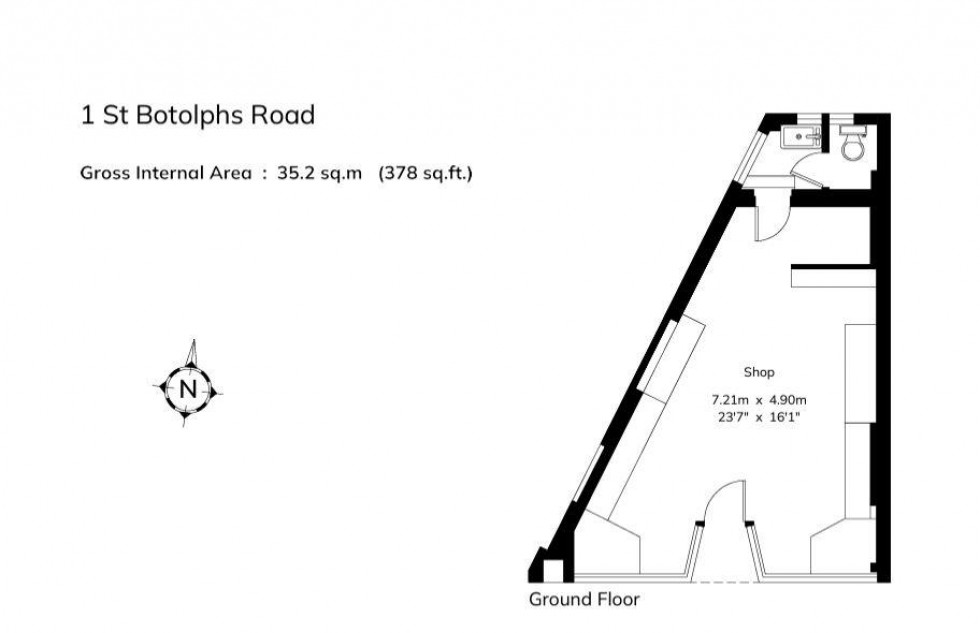 Floorplan for St Botolphs Road, Sevenoaks, Kent