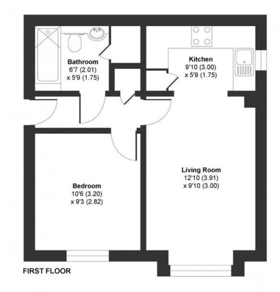Floorplan for Granville Road, Sevenoaks, Kent