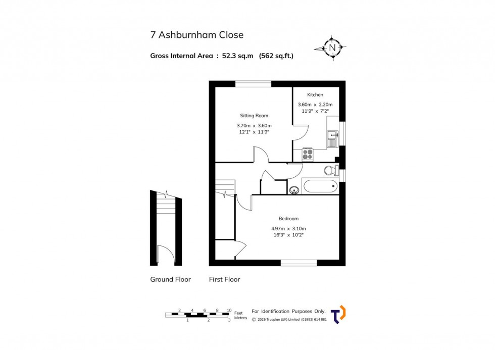 Floorplan for Ashburnham Close, Sevenoaks