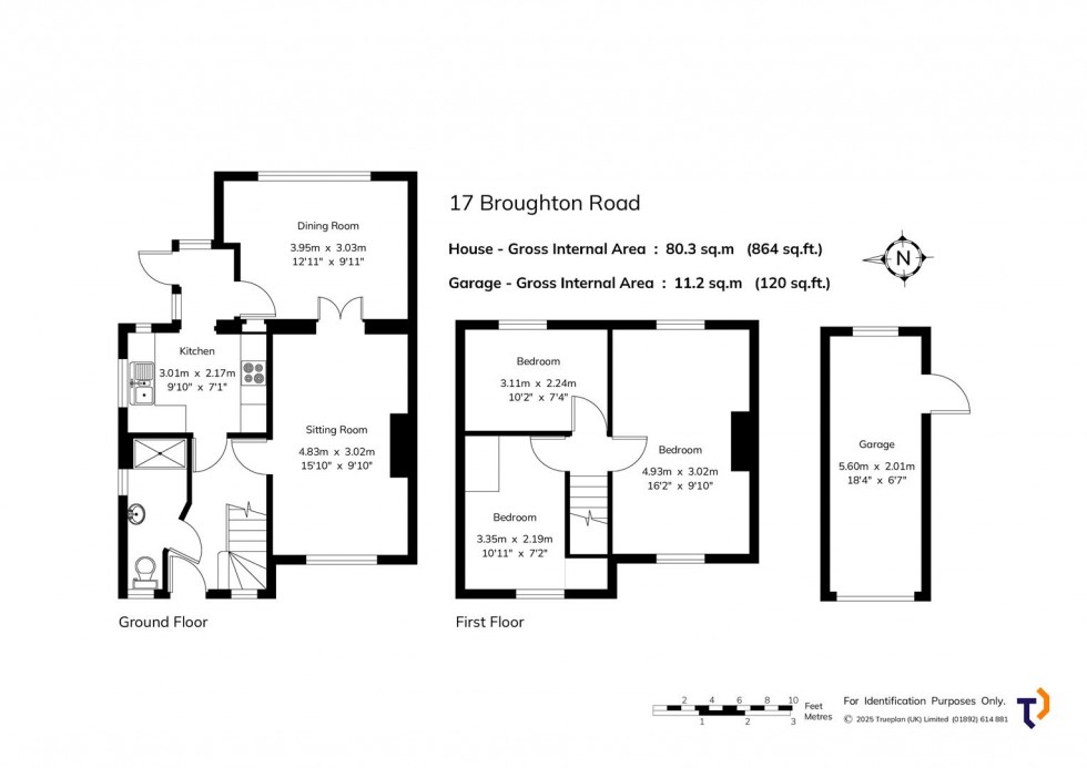 Floorplan for Broughton Road, Otford