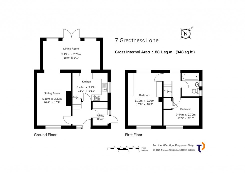 Floorplan for Greatness Lane, Sevenoaks