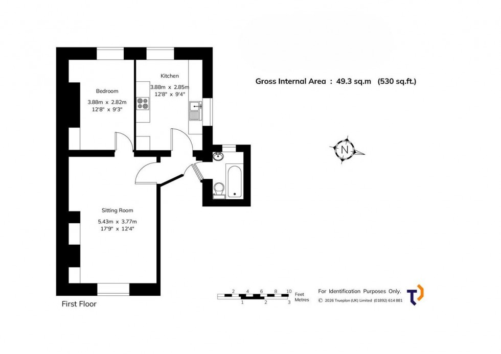 Floorplan for St Johns Road, Sevenoaks