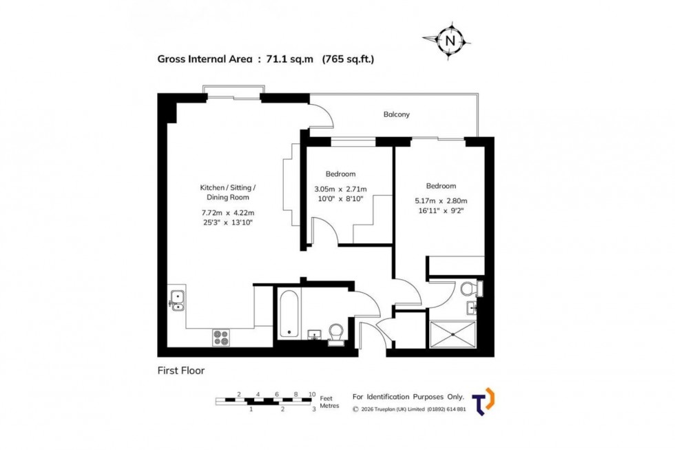 Floorplan for Eden Road, Dunton Green, Sevenoaks