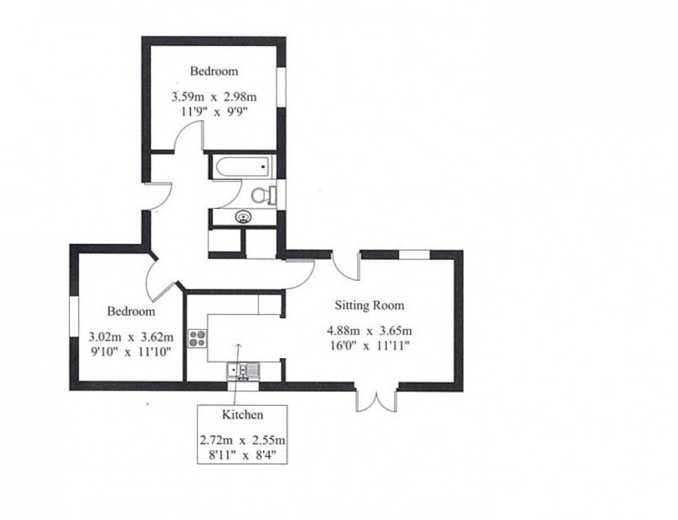 Floorplan for Nizels Lane, Hildenborough, Tonbridge