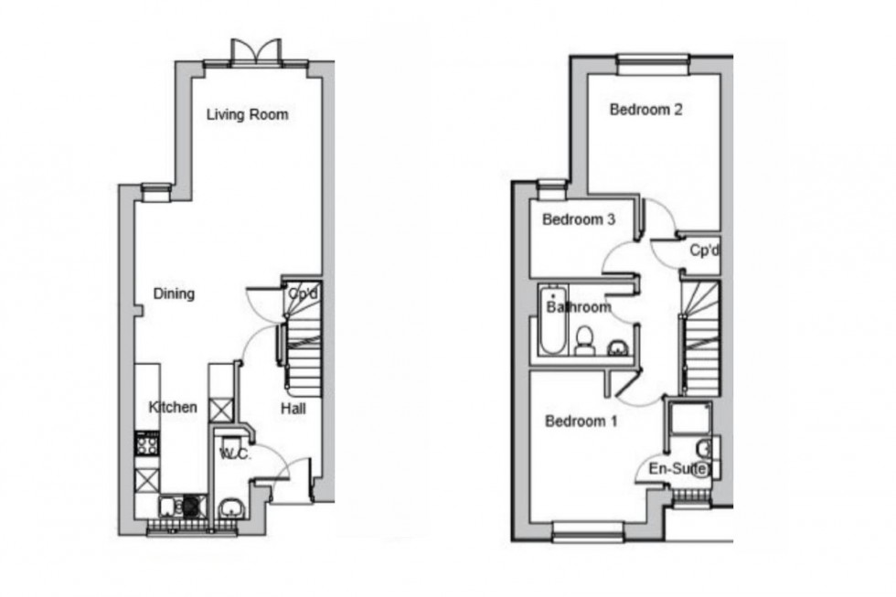 Floorplan for Camp Hill, Chiddingstone Causeway, Tonbridge