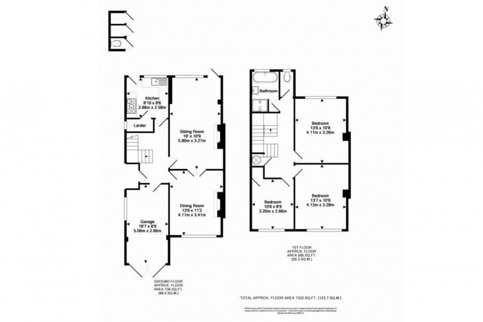 Floorplan for Langton Green, Tunbridge Wells
