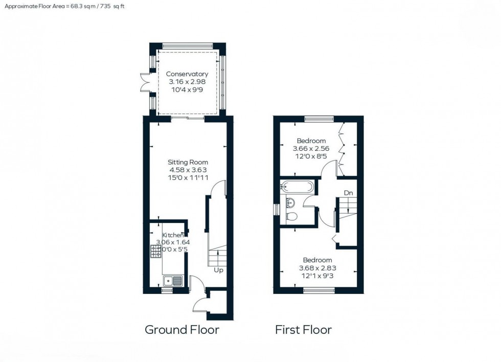 Floorplan for Larkfield Road, Sevenoaks