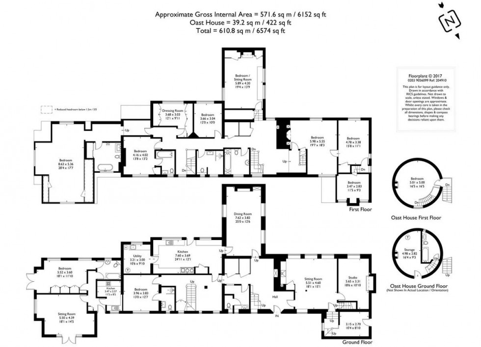 Floorplan for Hosey Common Road, Westerham