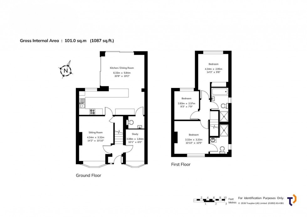 Floorplan for Bosville Road, Sevenoaks