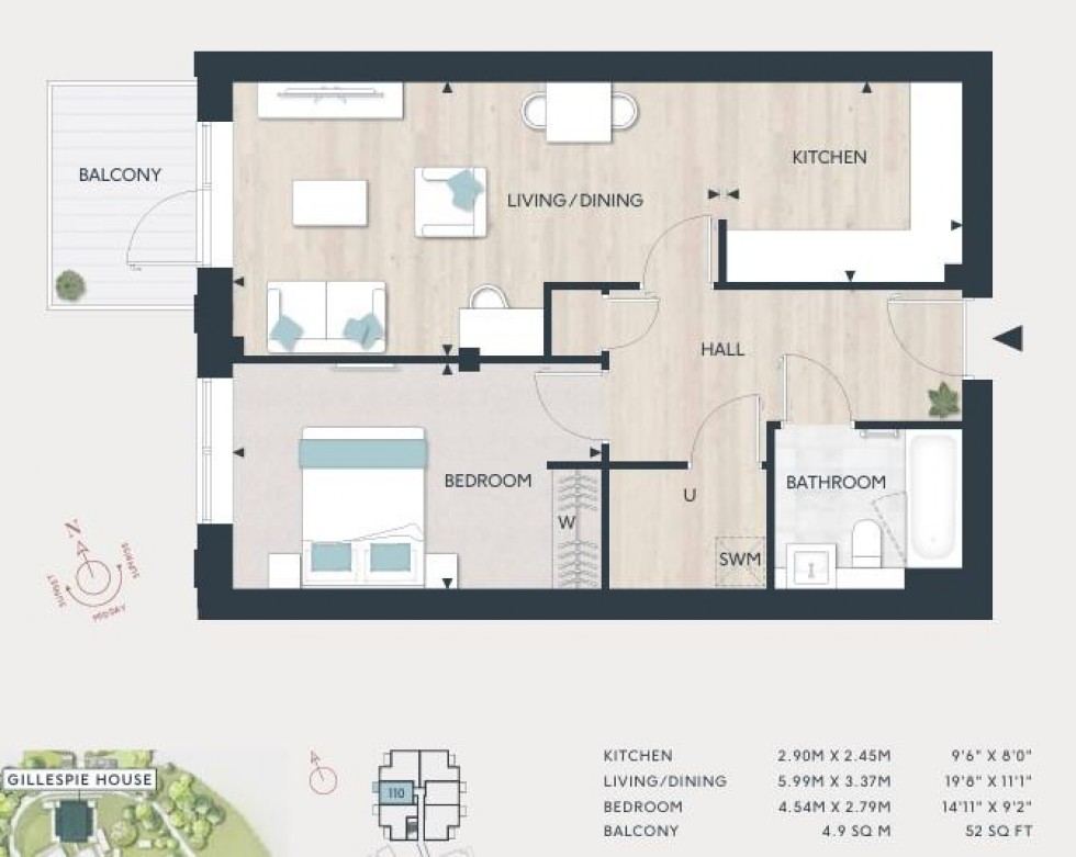 Floorplan for Hildenborough