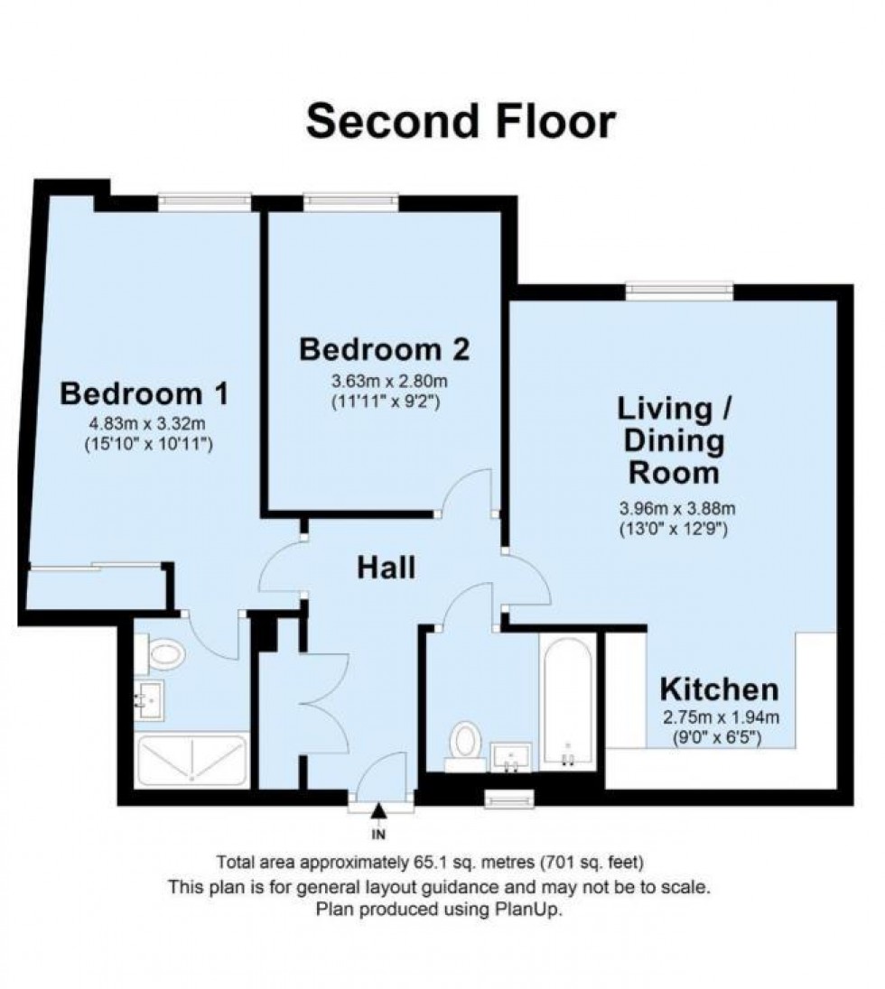 Floorplan for Ryewood, Dunton Green, Sevenoaks
