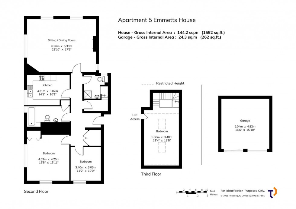 Floorplan for Emmetts Lane, Ide Hill, Sevenoaks